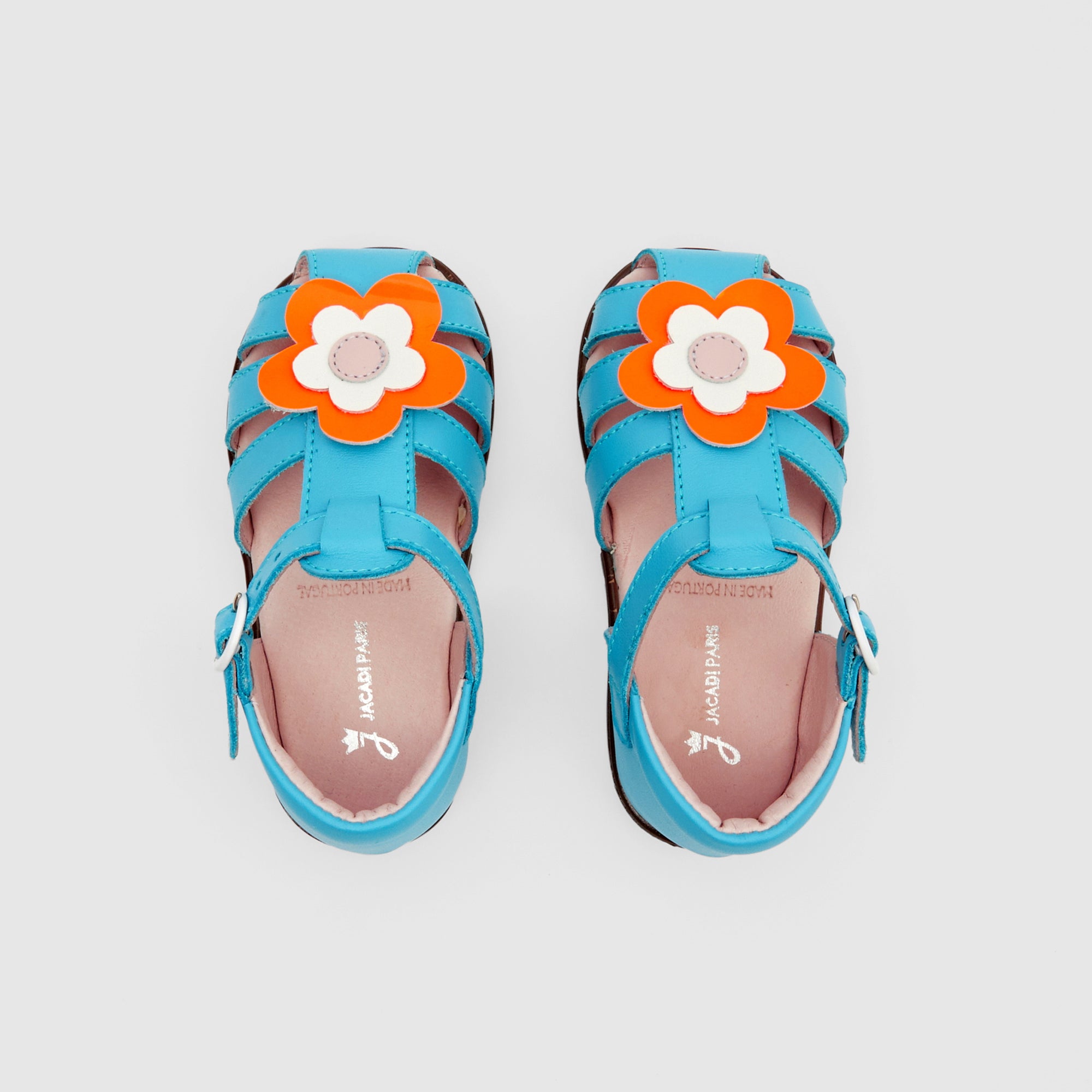 173 QTY / BLEU/MULTICO CHAUSSURES CUIR CHIPIE