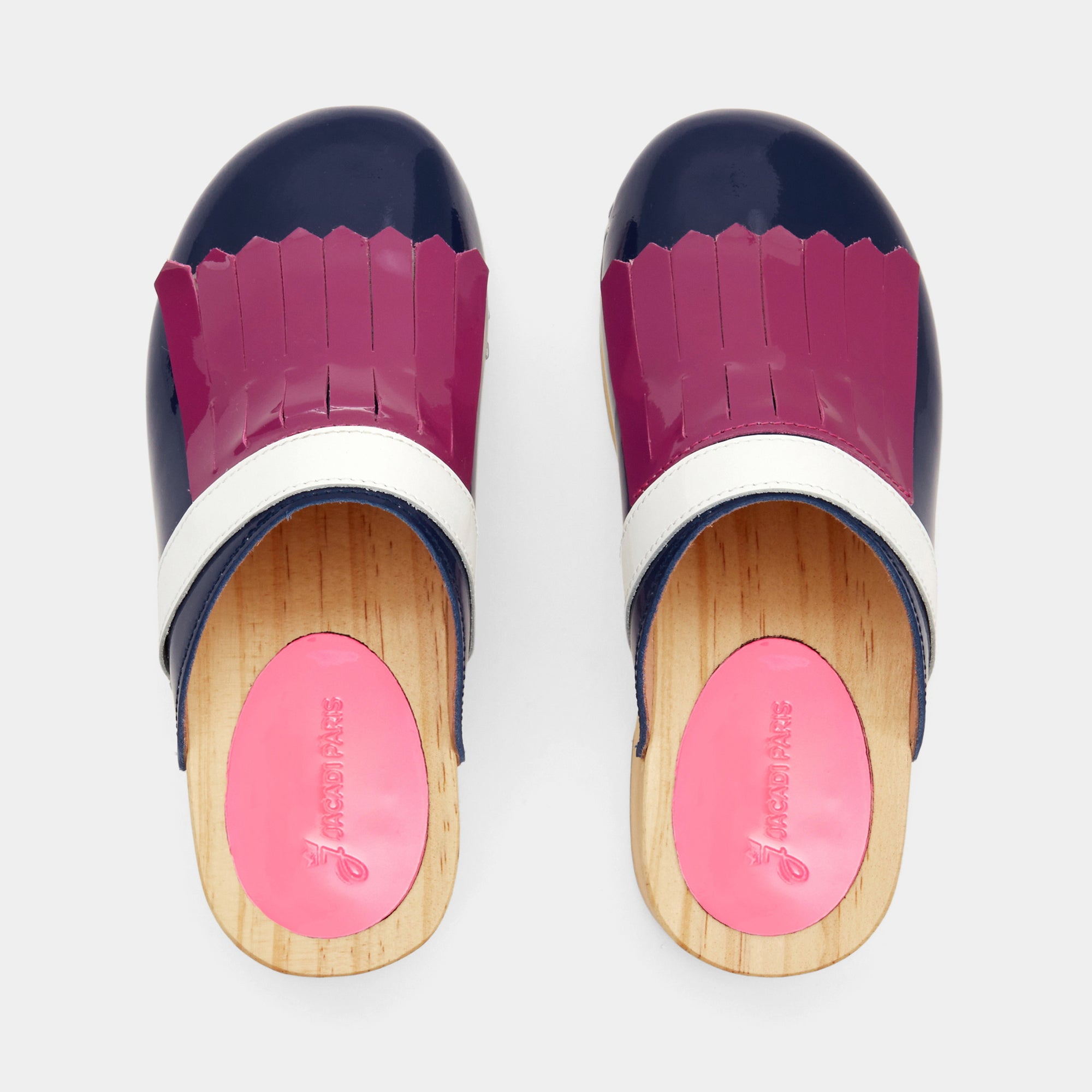 96 QTY / BLEU/MULTICO CHAUSSURES CUIR CHARLOTTE
