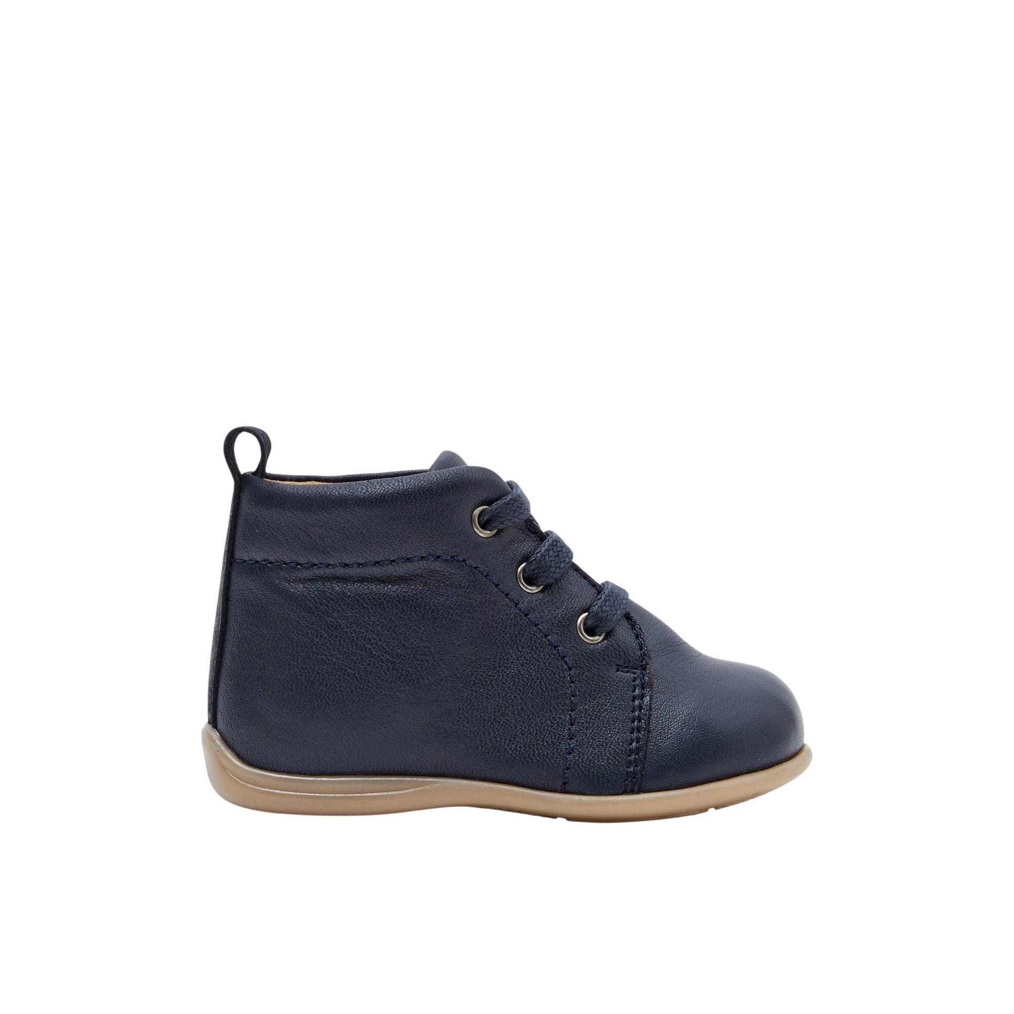 2 QTY / MARINE JACADI CHAUSSURES CUIR COTON