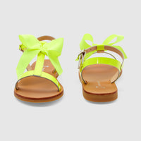 22 QTY / JAUNE FLUO CHAUSSURES CUIR MARQUISE