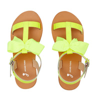 22 QTY / JAUNE FLUO CHAUSSURES CUIR MARQUISE
