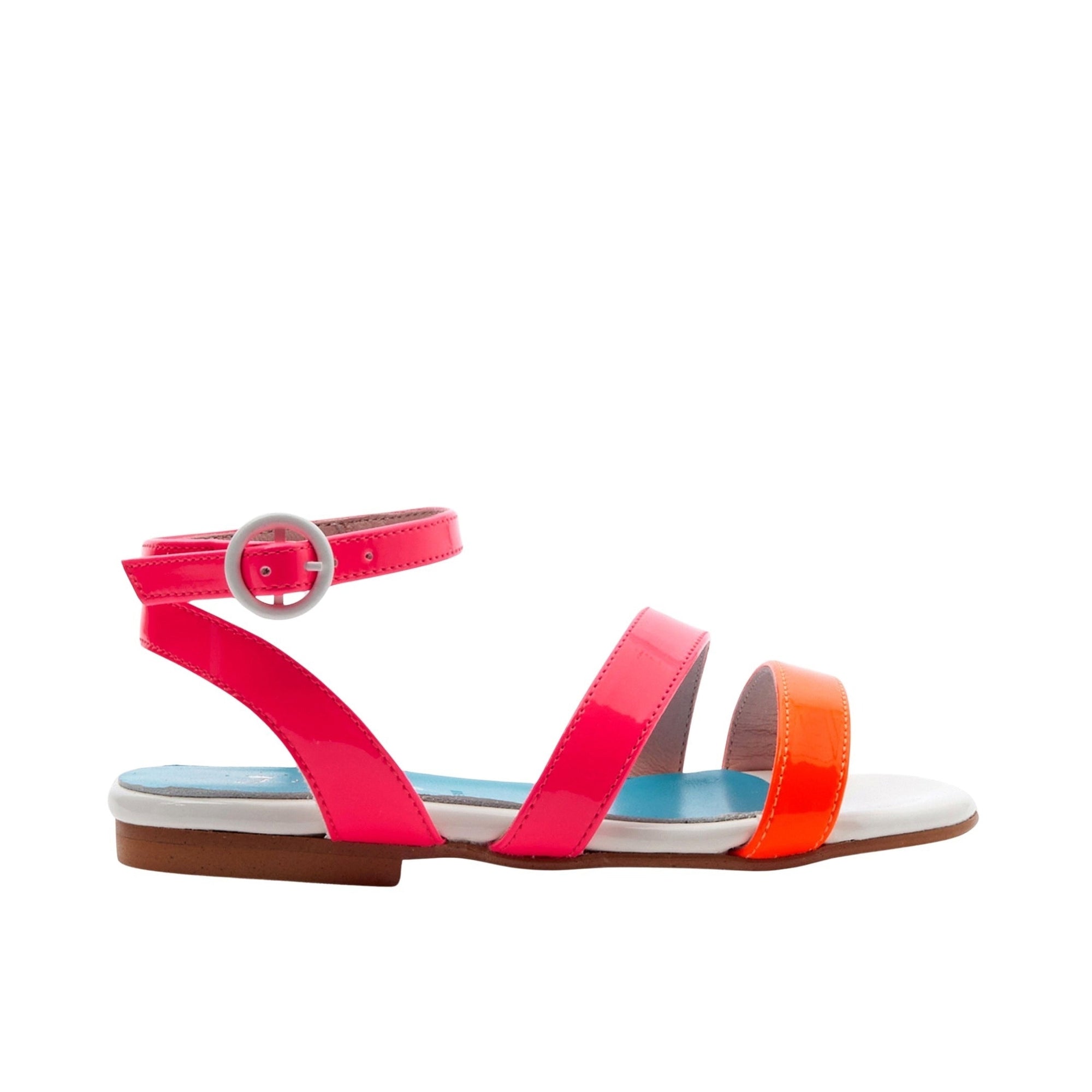 314 QTY / ROSE/MULTICO CHAUSSURES CUIR CASTECIA