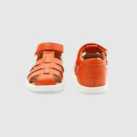 10 QTY / ORANGE CHAUSSURES CUIR CROUTON