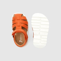 10 QTY / ORANGE CHAUSSURES CUIR CROUTON