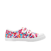 0 QTY / ROSE/ORANGE CHAUSSURES TOILE BAGUETTE
