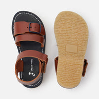 3 QTY / CAMEL/MARRON CHAUSSURES CUIR CESAR