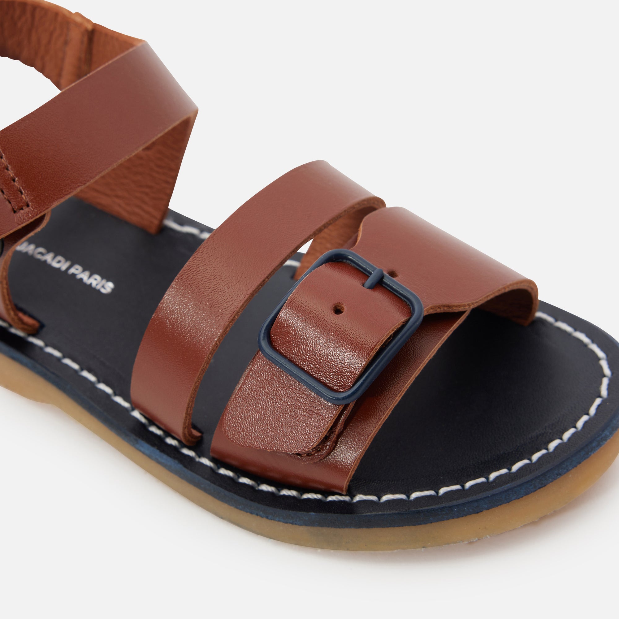 3 QTY / CAMEL/MARRON CHAUSSURES CUIR CESAR