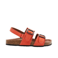 5 QTY / ORANGE CHAUSSURES CUIR CACAO