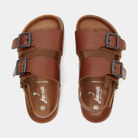 0 QTY / NATUREL CHAUSSURES CUIR CACAO