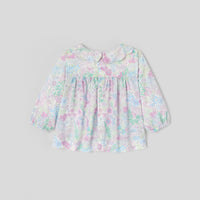 0 QTY / BLANC/MULTICO PAP TUNIQUE / BLOUSE PAILLETTE