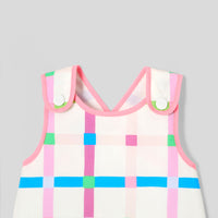8 QTY / BLANC/MULTICO PAP TUNIQUE / BLOUSE NORCHIDEE