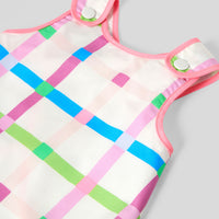 8 QTY / BLANC/MULTICO PAP TUNIQUE / BLOUSE NORCHIDEE