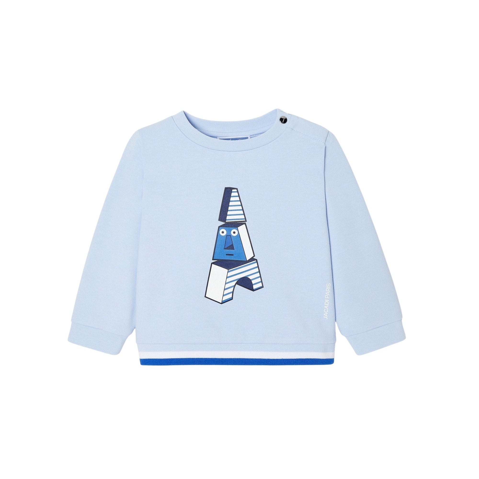 34 QTY / BLEU CLAIR  PAP SWEAT LIANE