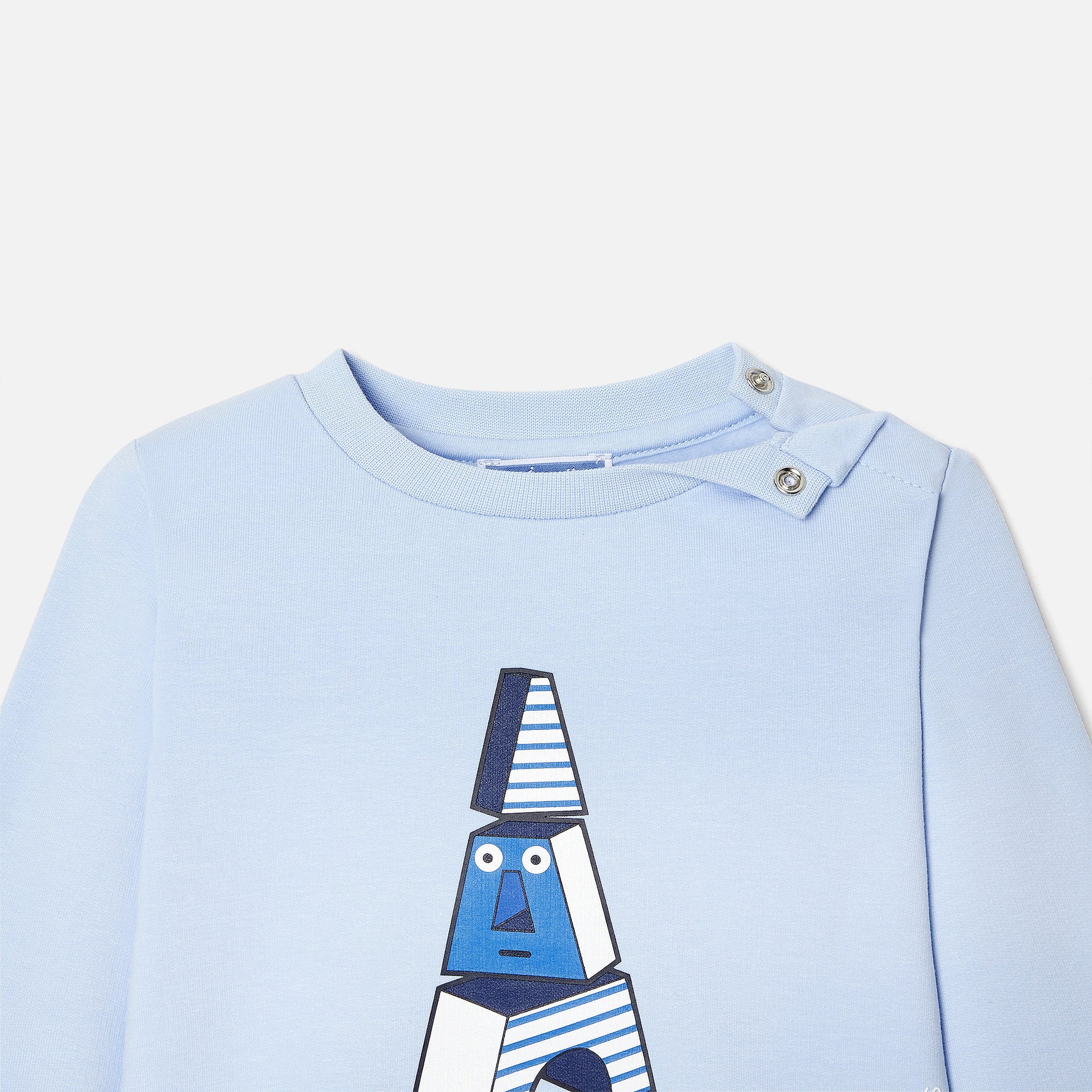 34 QTY / BLEU CLAIR  PAP SWEAT LIANE