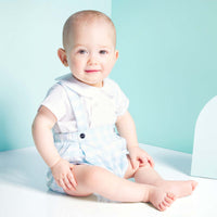 0 QTY / BLANC/MULTICO PAP COMBINAISON/ BLOOMER PIO