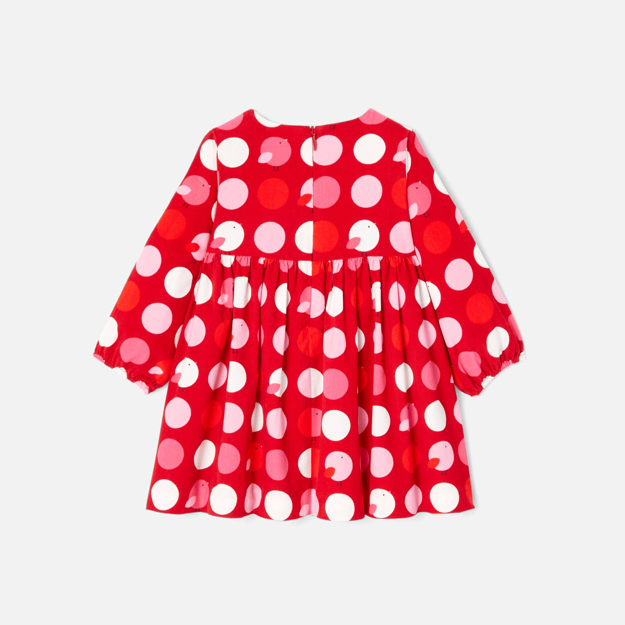 303 QTY / ROUGE/MULTICO PAP ROBE LOUISE