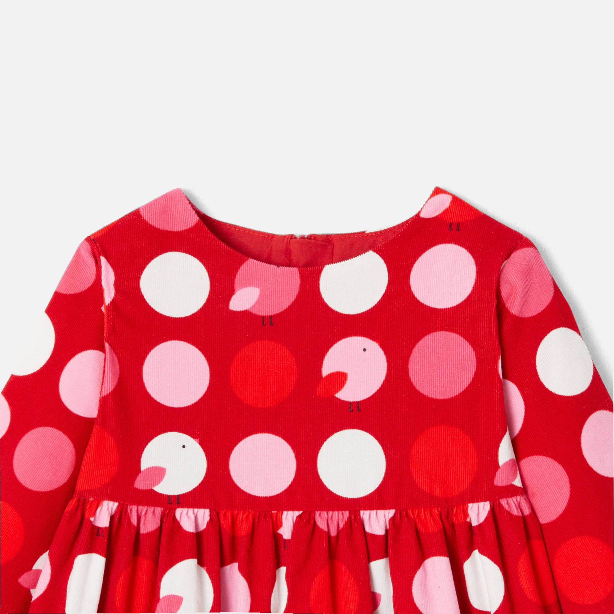 303 QTY / ROUGE/MULTICO PAP ROBE LOUISE