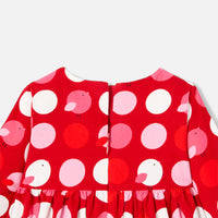 303 QTY / ROUGE/MULTICO PAP ROBE LOUISE