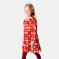 0 QTY / ROUGE/MULTICO PAP ROBE LAYLA