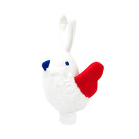 431 QTY / BLANC/MULTICO PUERICULTURE JOUETS PELUCHE MUSICALE OISEAU FRENCH TOUCH