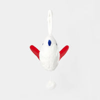 BLANC/MULTICO PELUCHE MUSICALE OISEAU FRENCH TOUCH