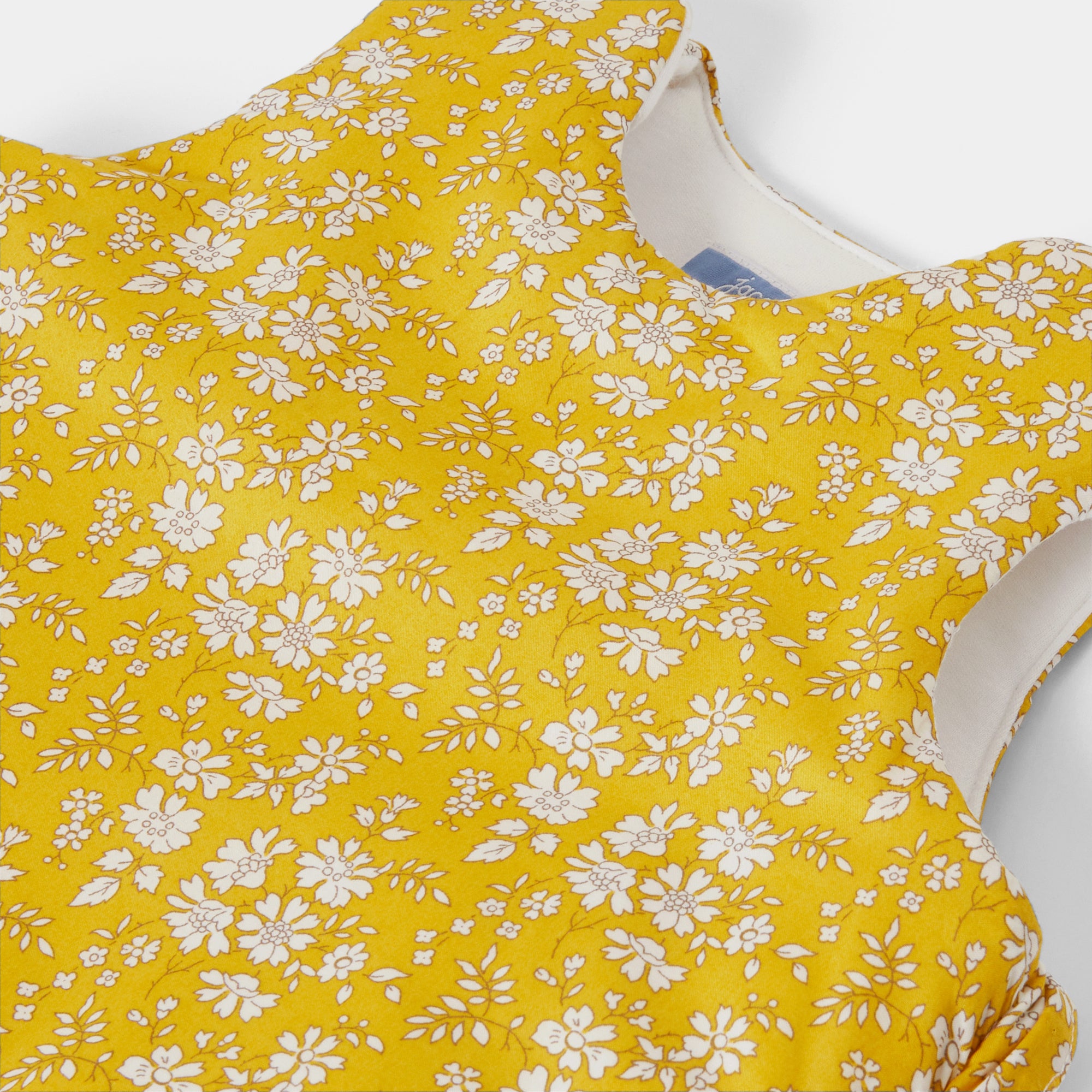 95 QTY / JAUNE/BLANC PUERICULTURE LINGE DE LIT GIGOTEUSE 0-6M LIBERTY PETITE BALADE