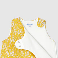 278 QTY / JAUNE/BLANC PUERICULTURE LINGE DE LIT GIGOTEUSE 6-24M LIBERTY PETITE BALADE