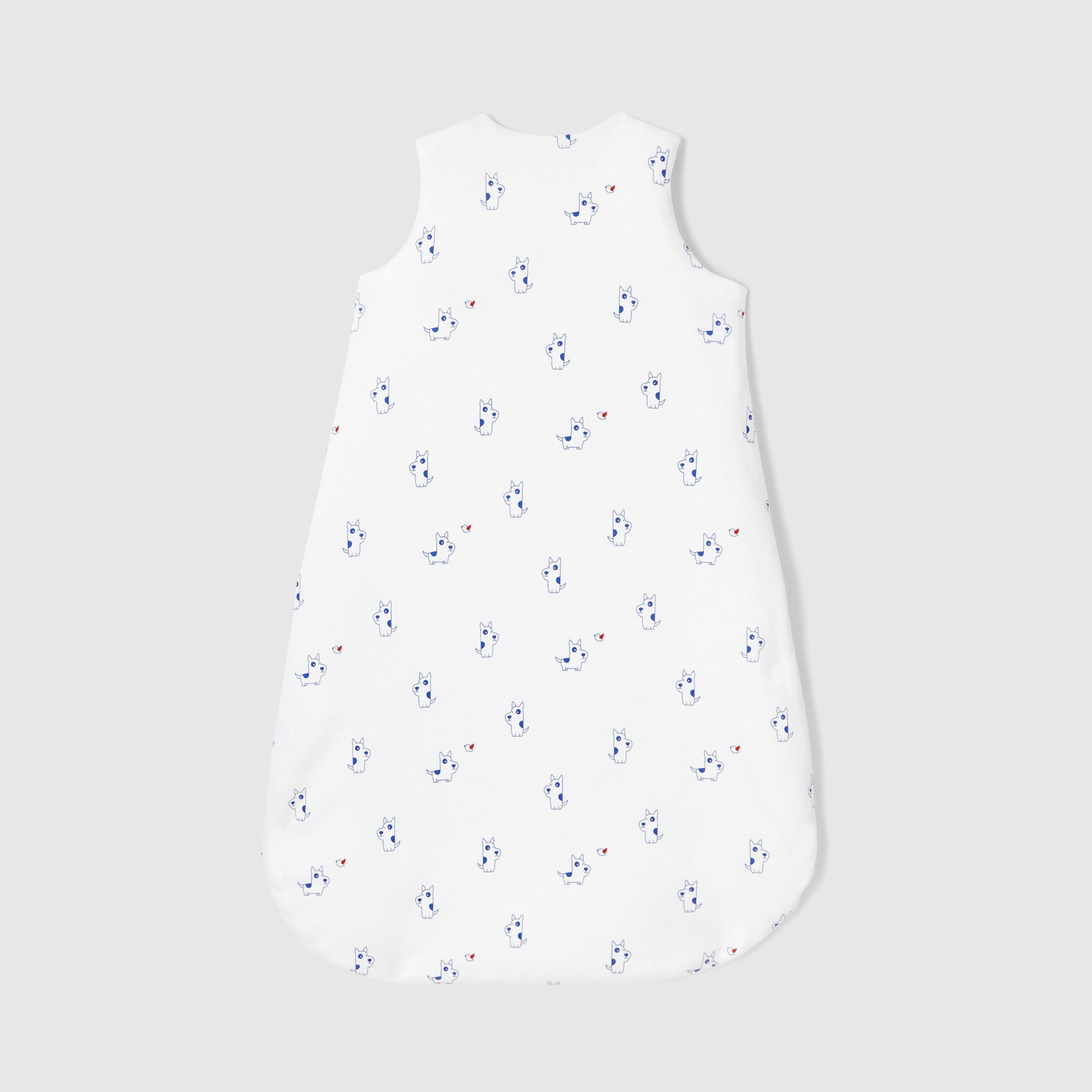 74 QTY / BLANC/BLEU PUERICULTURE LINGE DE LIT GIGOTEUSE 0-6M  FRENCH TOUCH