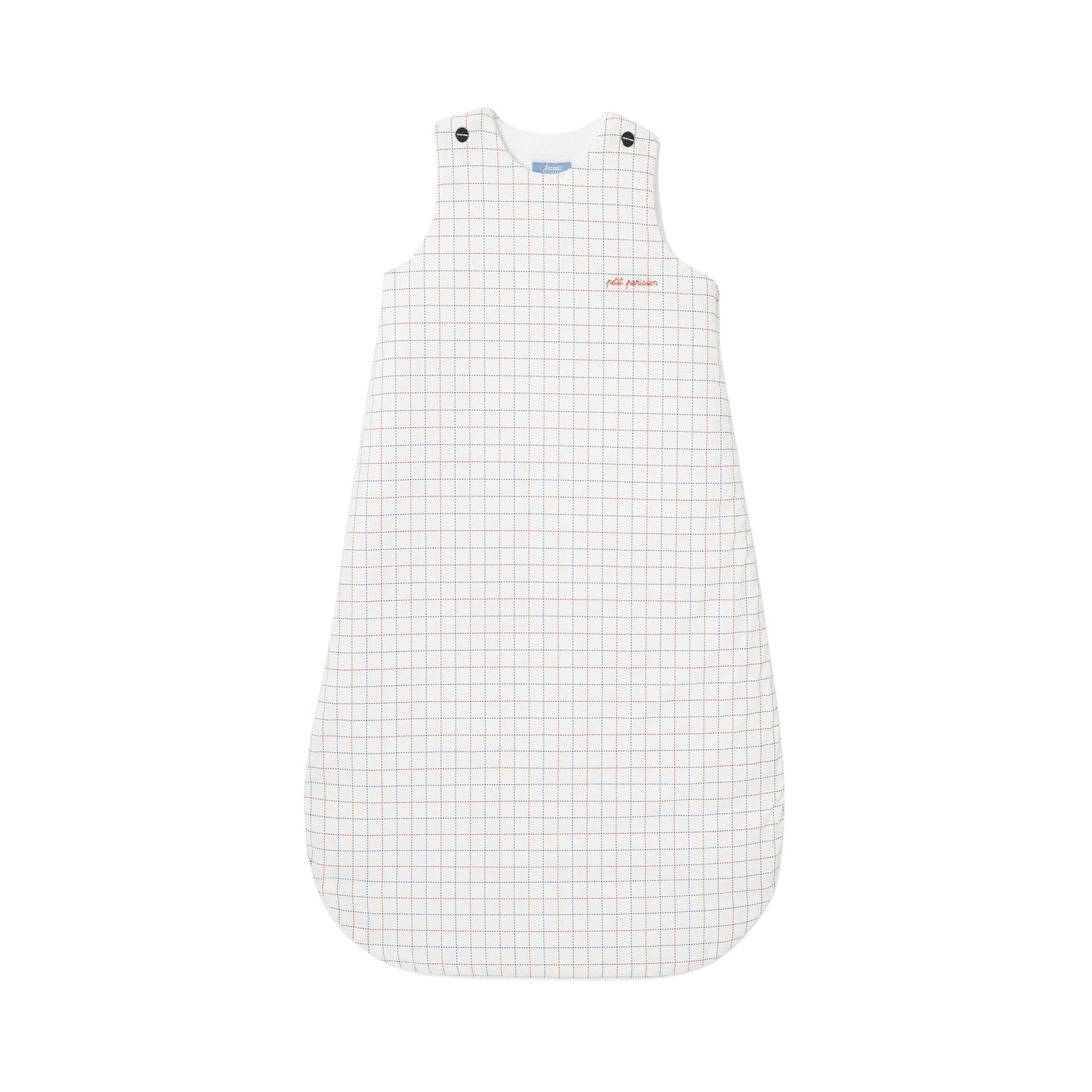 BLANC/MULTICO GIGOTEUSE 0-6M CARREAUX FRENCH TOUCH