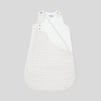 335 QTY / BLANC/MULTICO PUERICULTURE LINGE DE LIT GIGOTEUSE 0-6M CARREAUX FRENCH TOUCH