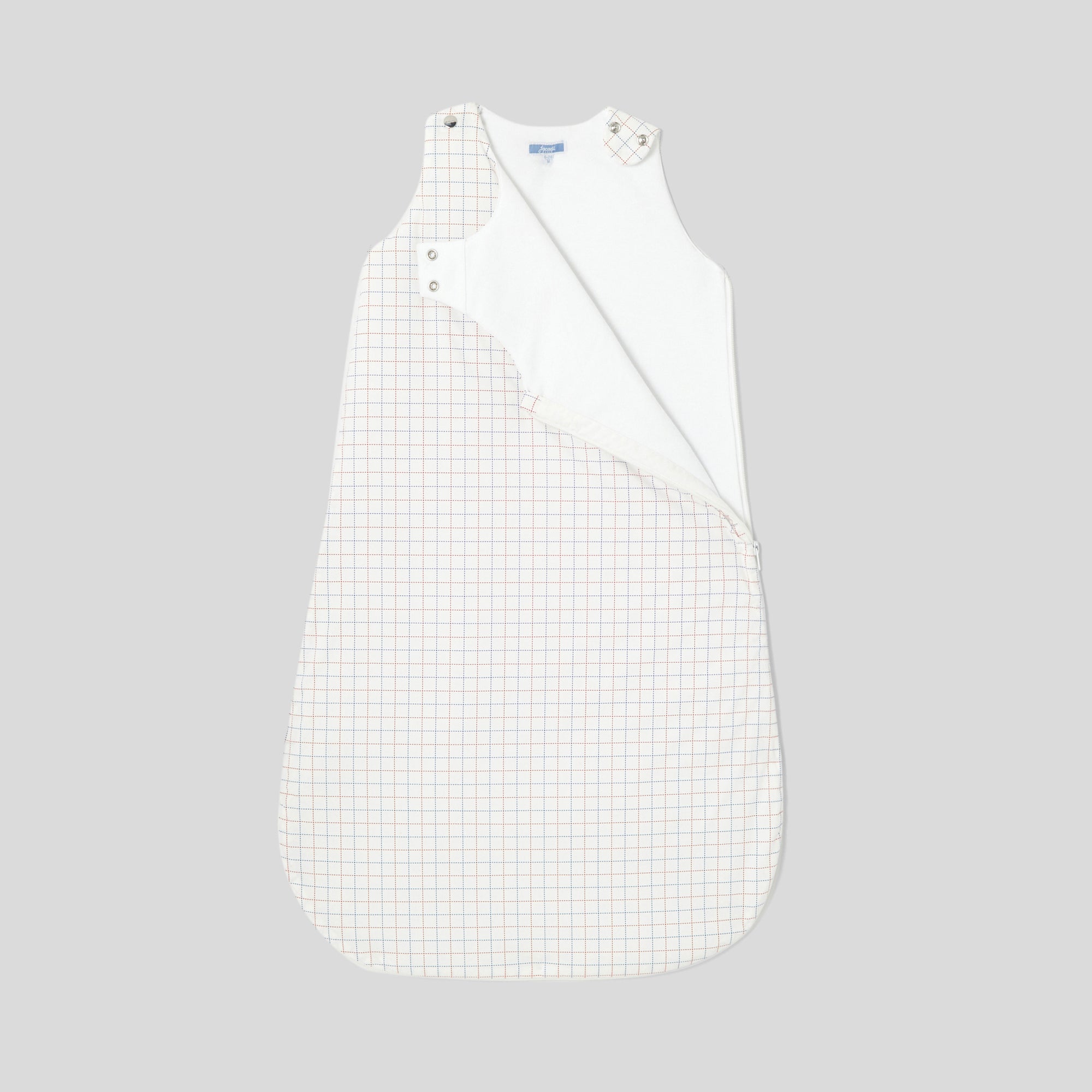 0 QTY / BLANC/MULTICO PUERICULTURE LINGE DE LIT GIGOTEUSE 6-24M  CARREAUX FRENCH TOUCH