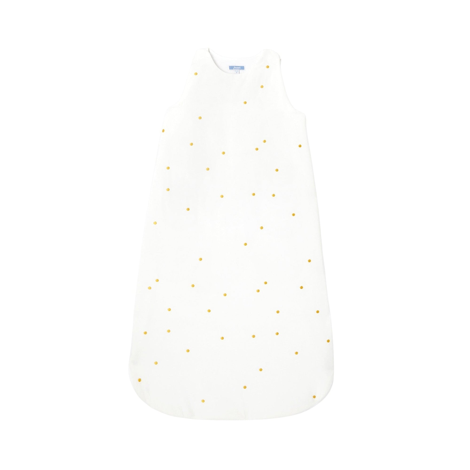 169 QTY / BLANC/OR PUERICULTURE LINGE DE LIT GIGOTEUSE 6-24M BRODEE POIS