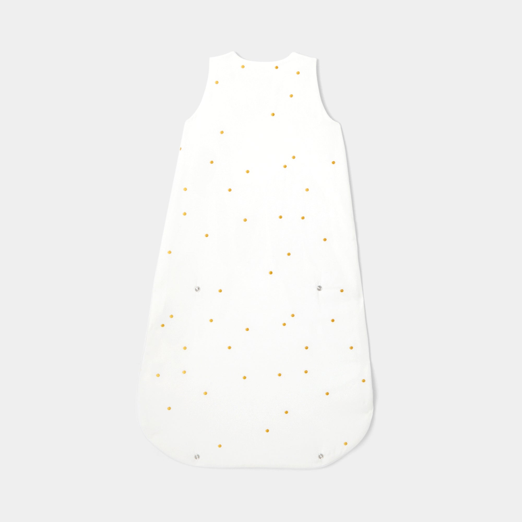 169 QTY / BLANC/OR PUERICULTURE LINGE DE LIT GIGOTEUSE 6-24M BRODEE POIS