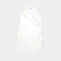 169 QTY / BLANC/OR PUERICULTURE LINGE DE LIT GIGOTEUSE 6-24M BRODEE POIS