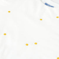 169 QTY / BLANC/OR PUERICULTURE LINGE DE LIT GIGOTEUSE 6-24M BRODEE POIS