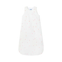 272 QTY / BLANC/ROSE PUERICULTURE LINGE DE LIT GIGOTEUSE 6-24M BRODEE POIS