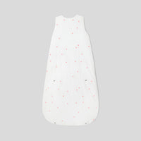 BLANC/ROSE GIGOTEUSE 6-24M BRODEE POIS
