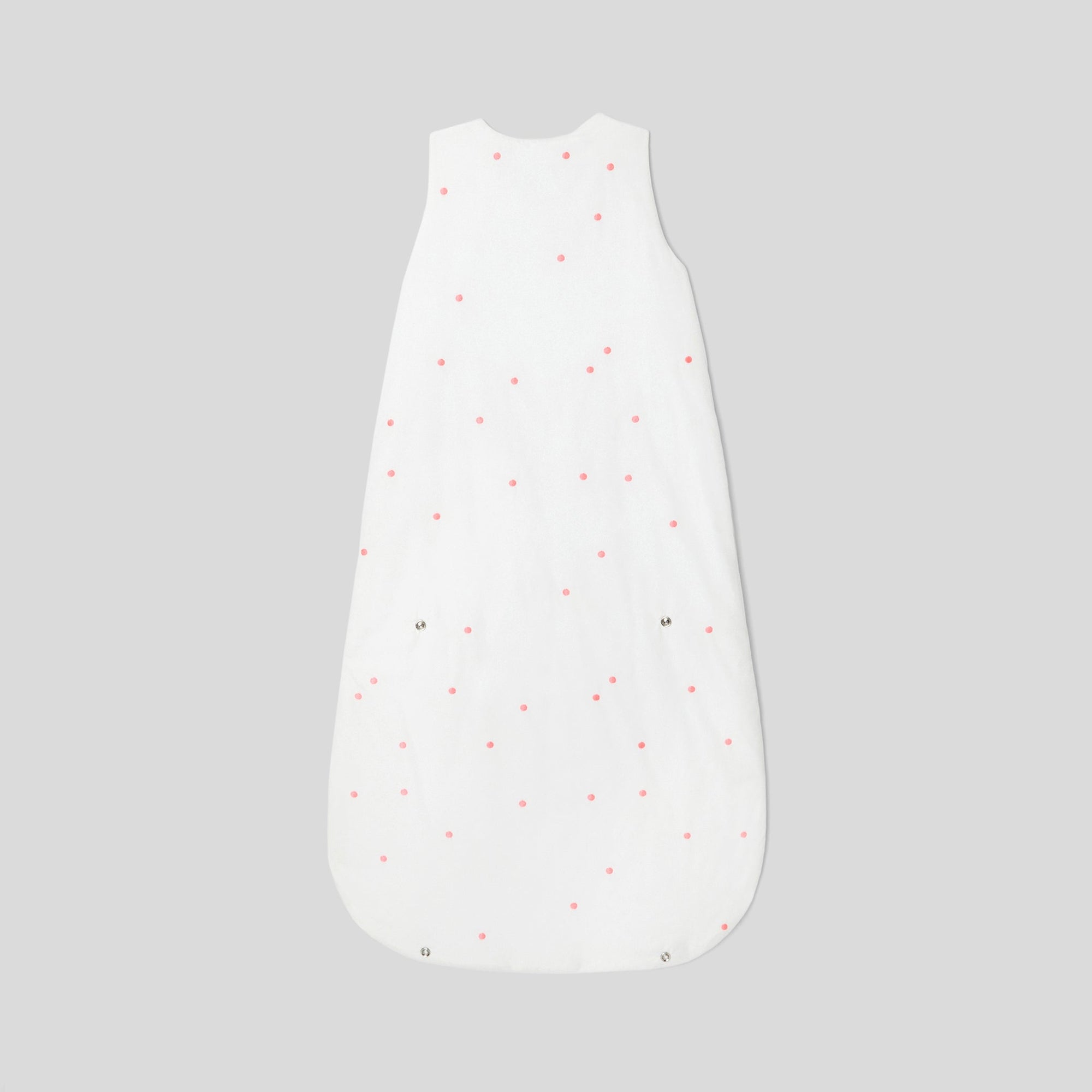 BLANC/ROSE GIGOTEUSE 6-24M BRODEE POIS