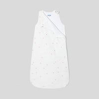 272 QTY / BLANC/ROSE PUERICULTURE LINGE DE LIT GIGOTEUSE 6-24M BRODEE POIS