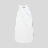 BLANC/ROSE GIGOTEUSE 6-24M BRODEE POIS