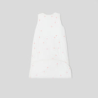 BLANC/ROSE GIGOTEUSE 6-24M BRODEE POIS