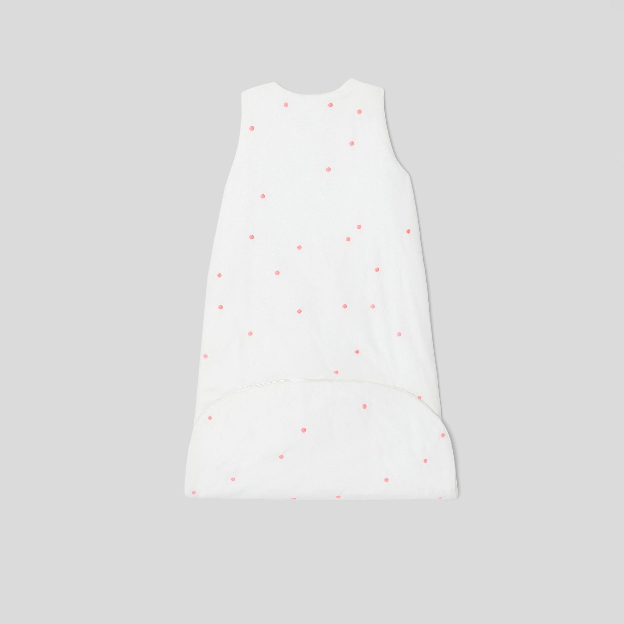 BLANC/ROSE GIGOTEUSE 6-24M BRODEE POIS