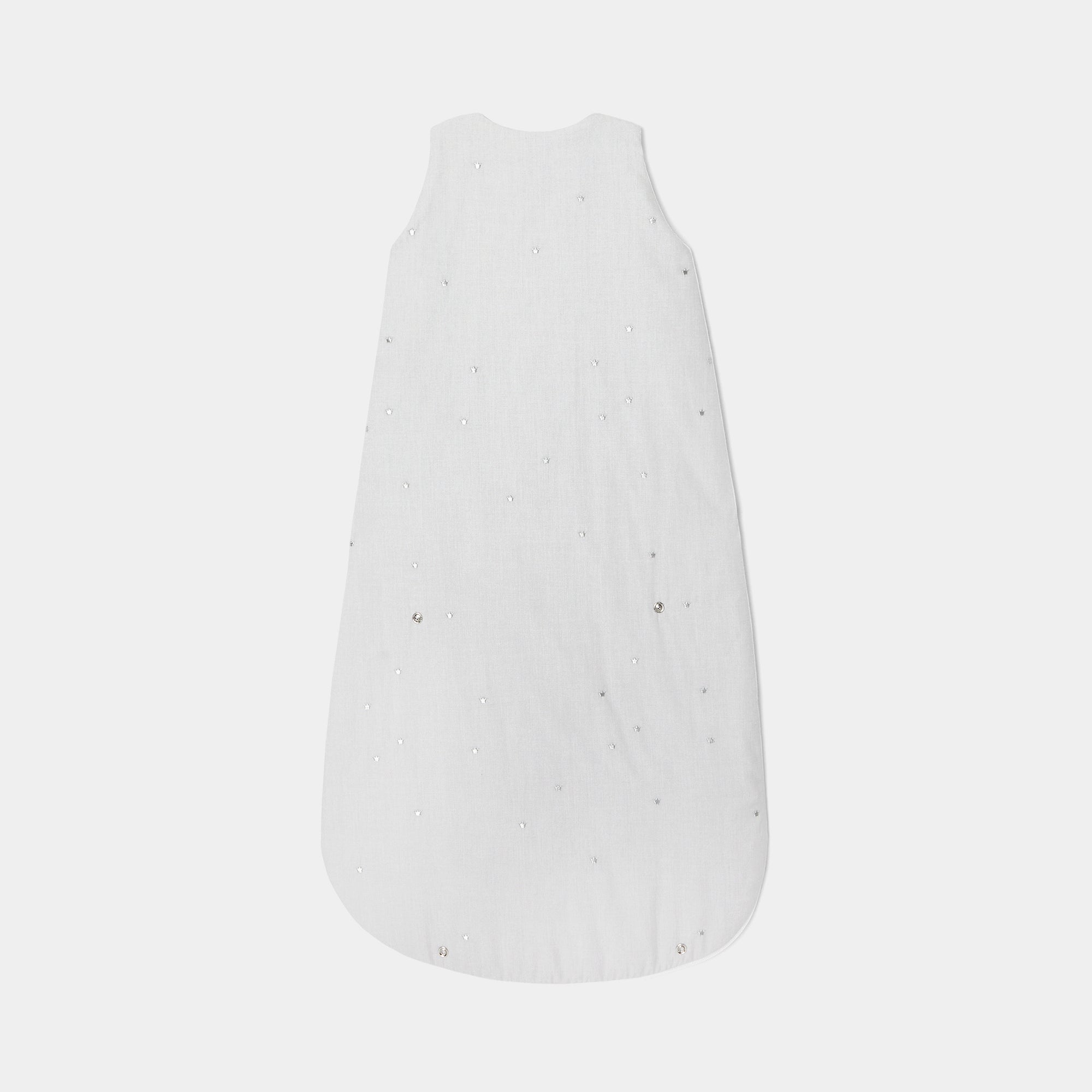 17 QTY / GRIS CLAIR PUERICULTURE LINGE DE LIT GIGOTEUSE COURONNES 6-24M PETITE BALADE