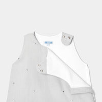 17 QTY / GRIS CLAIR PUERICULTURE LINGE DE LIT GIGOTEUSE COURONNES 6-24M PETITE BALADE