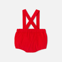 86 QTY / ROUGE JACADI PAP COMBINAISON/ BLOOMER PEA