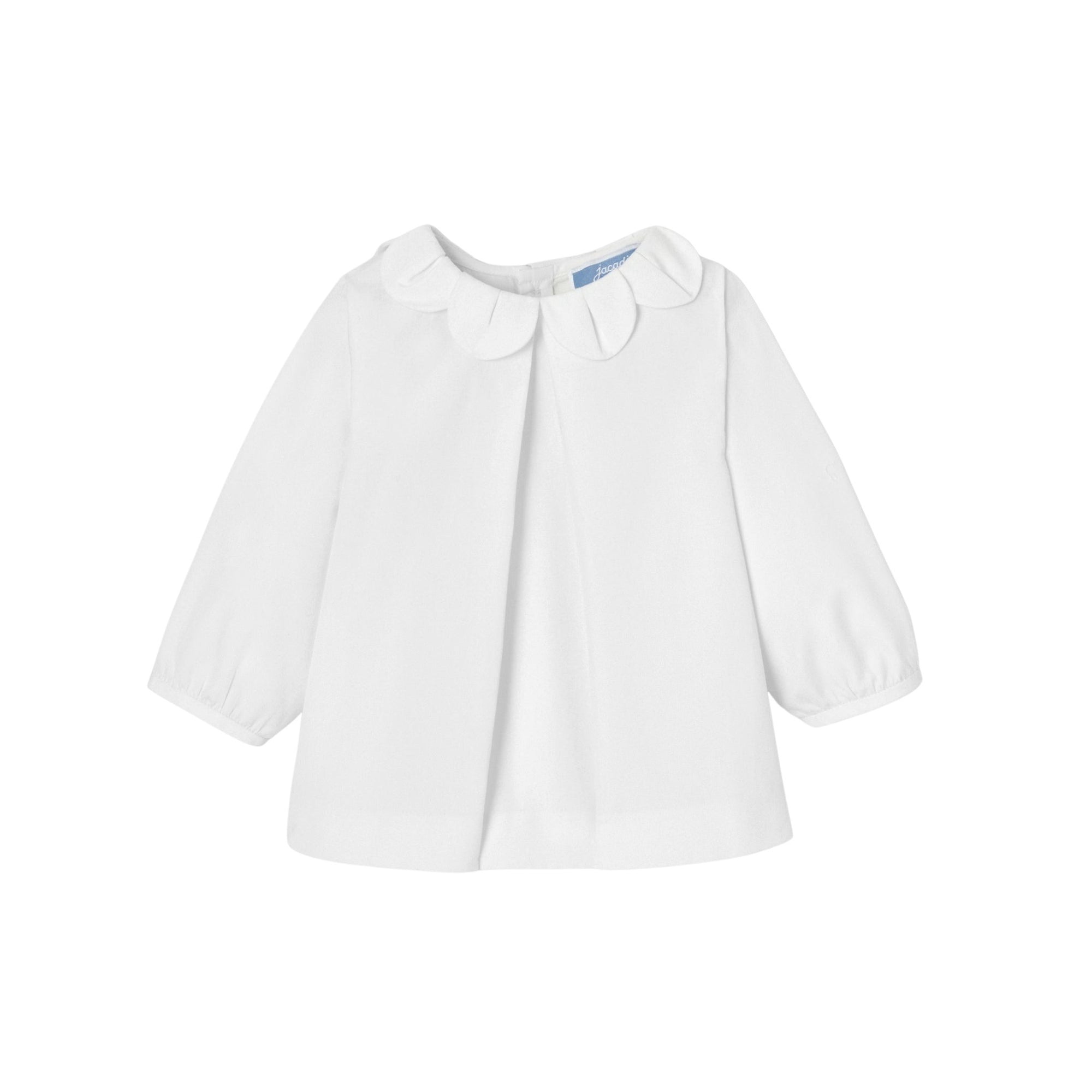 460 QTY / BLANC JACADI PAP TUNIQUE / BLOUSE PIVOINE