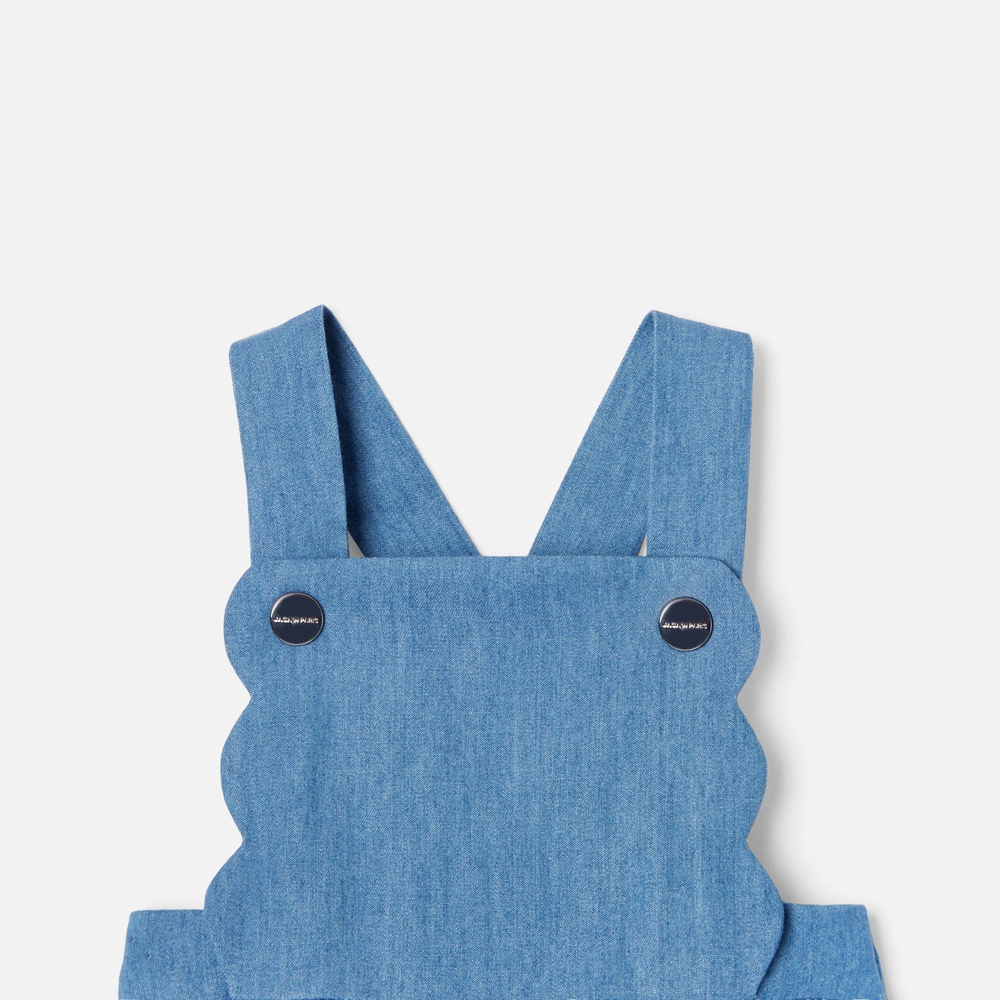 181 QTY / DENIM FONCE PAP SALOPETTE PRUNE
