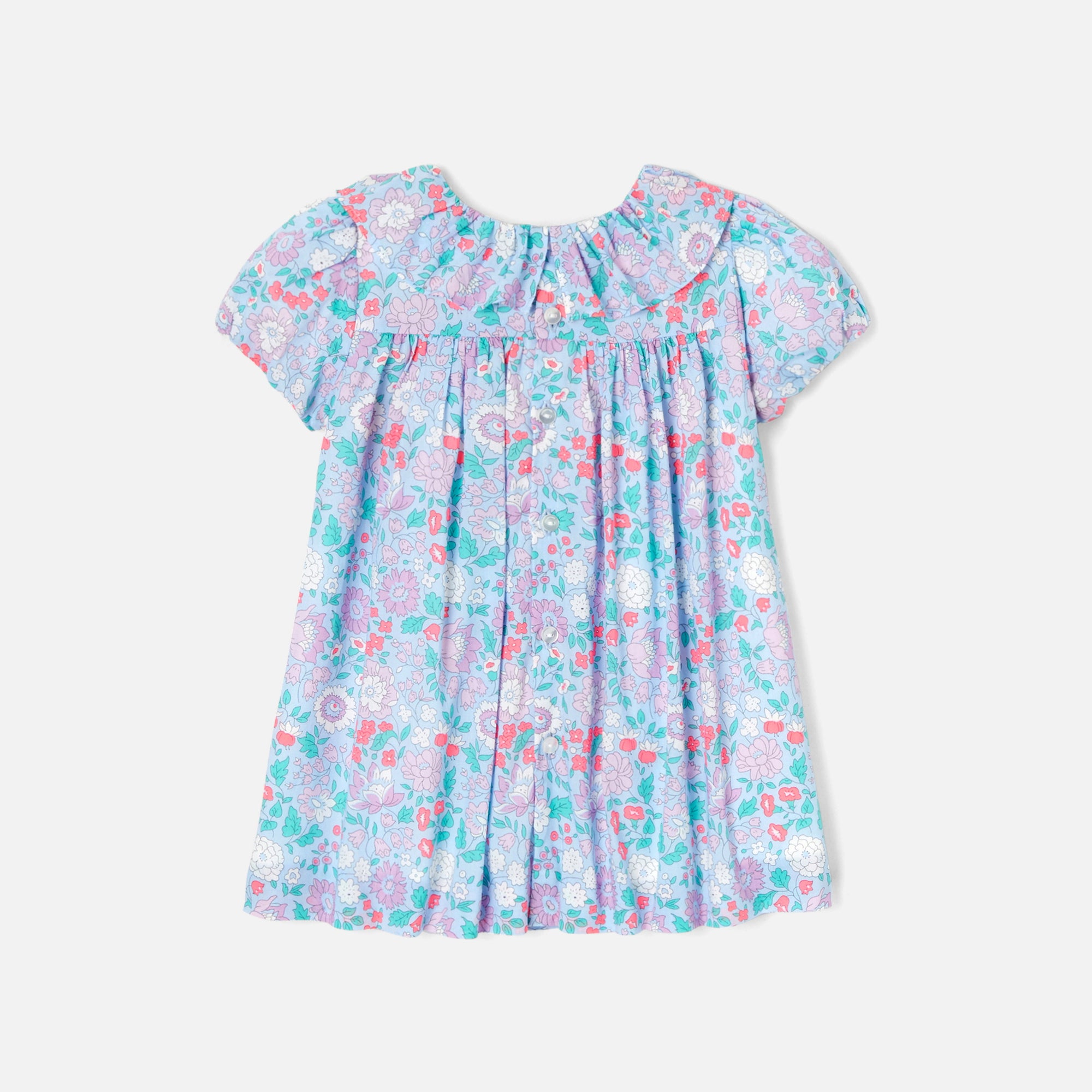 16 QTY / BLEU/MULTICO PAP ROBE PIMPRENELLE