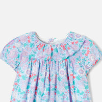 16 QTY / BLEU/MULTICO PAP ROBE PIMPRENELLE