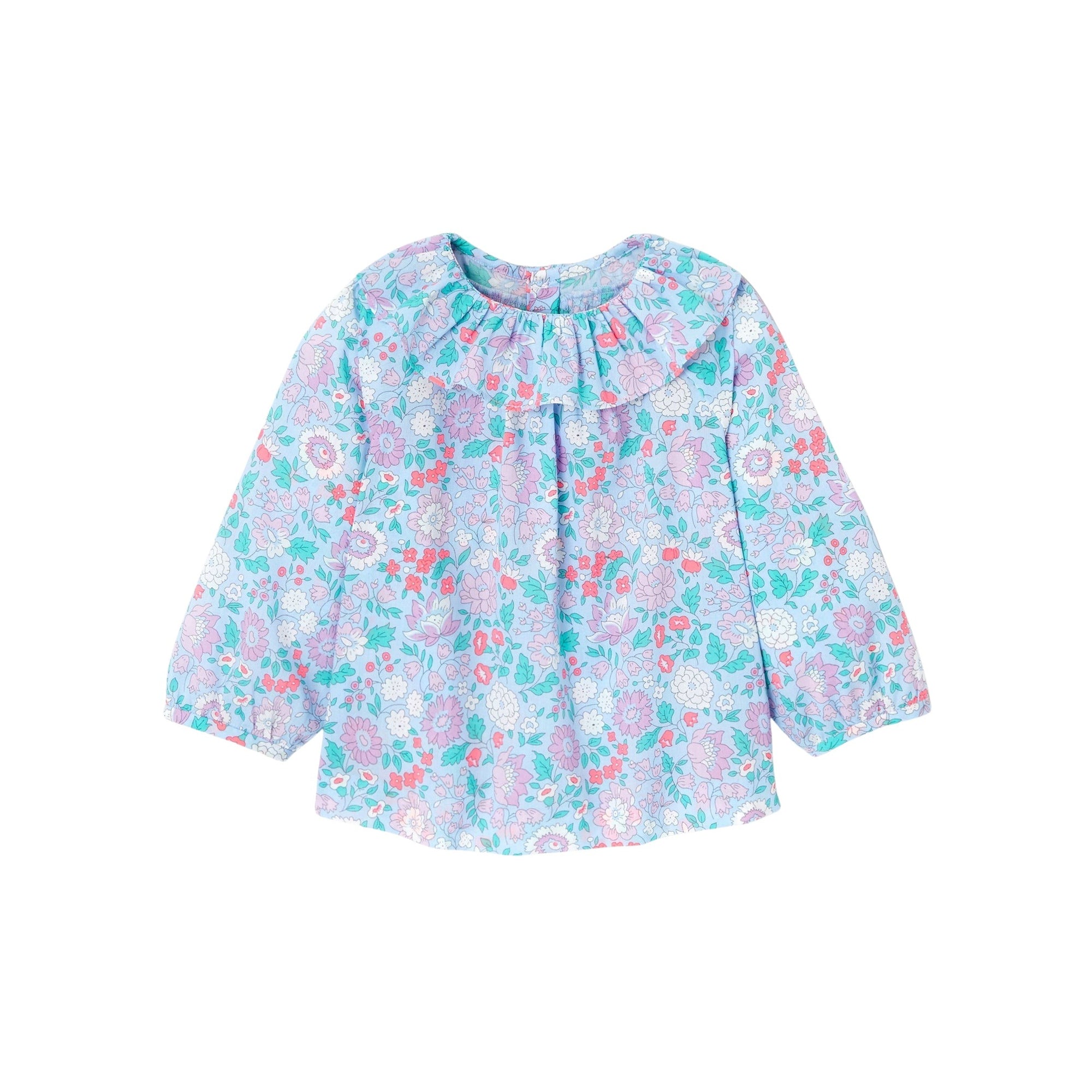 0 QTY / BLEU/MULTICO PAP TUNIQUE / BLOUSE PAULINE